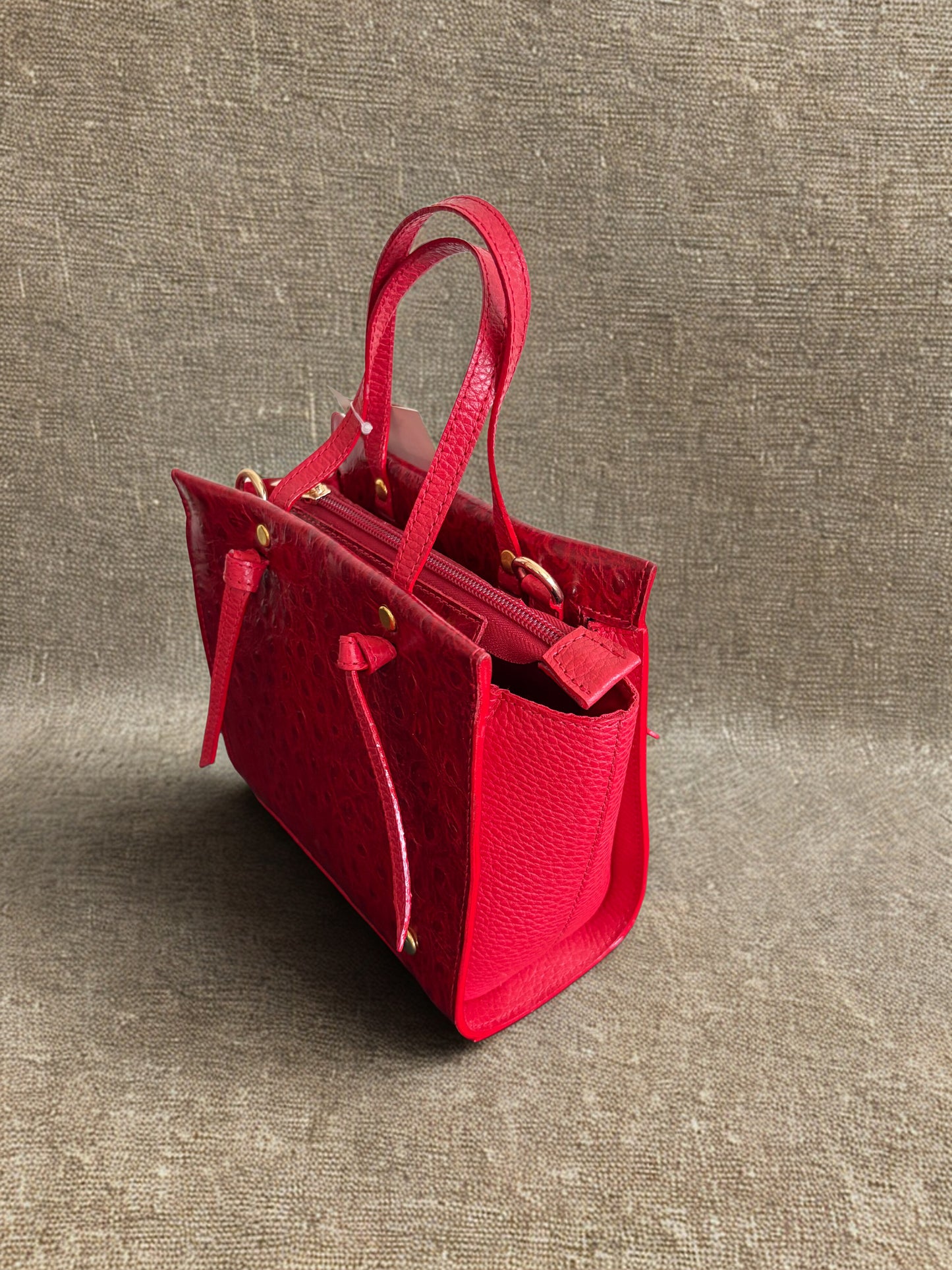 Bolso Martina Petite - Rojo Intenso.