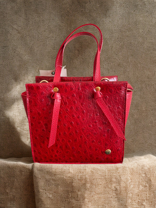 Bolso Martina Petite - Rojo Intenso.